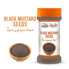 Black Mustard Seeds / سیاہ سرسوں سیڈ / Black sarsoon seed - ChiltanPure
