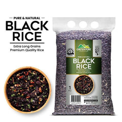Black Rice – Extra Long Grain Premium Quality, Naturally Nutritious, Rich in Antioxidants, Fiber & Minerals - ChiltanPure