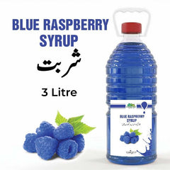 Blue Raspberry Syrup / Blue Raspberry Sharbat / 3 Liter Institutional Bulk For HORECA Family, Hotels, Restaurants, Catering ,Cafes - ChiltanPure