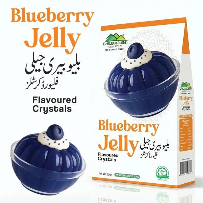 Blueberry Jelly / Crystal Jelly Blueberry 80±gm - ChiltanPure