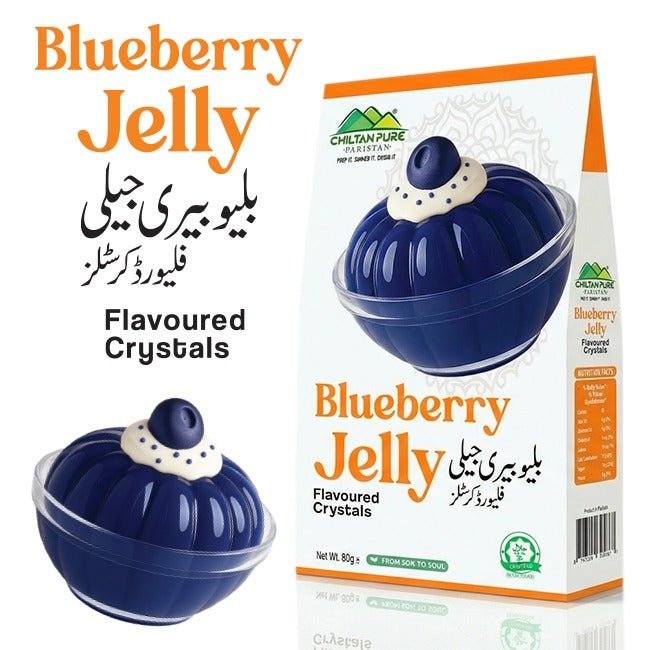 Blueberry Jelly / Crystal Jelly Blueberry 80±gm - ChiltanPure