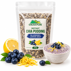 CHILTAN PURE Instant Chia Pudding Blueberry Lemon Zest 200g