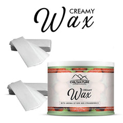 Body Hair Removal Wax – With Aroma of Ripe Red Strawberries - ChiltanPure
