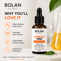 Bolan Ascorbic Acid Serum – 6% Ascorbic Acid, Vitamin C Serum - ChiltanPure