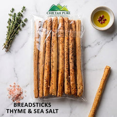 Breadsticks Thyme & Sea Salt / تھائم اینڈ سی سالٹ بریڈ اسٹکس - ChiltanPure