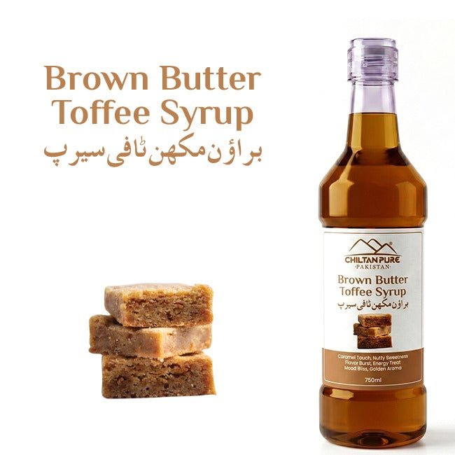 Brown Butter Toffee Syrup / براؤن بٹر ٹافی سیرپ - ChiltanPure