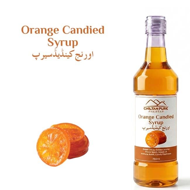 Candied Orange Syrup / کینڈیڈ اورنج سیرپ - ChiltanPure