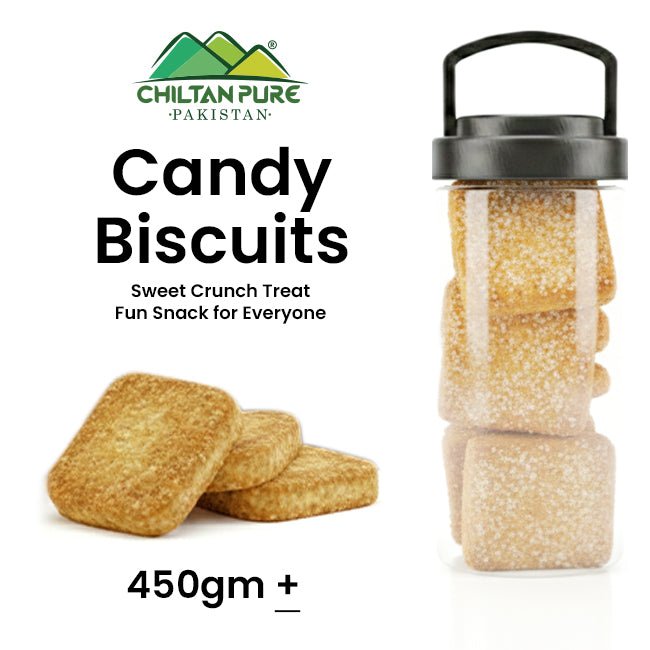 Candy Biscuit Cookies / Made With Organic Desi Butter, Bakery Biscuit - ChiltanPure