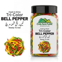 Capsicum / Tri Color Bell Pepper / تین رنگ شملہ مرچ / Teen Rang Shimla Mirch - ChiltanPure