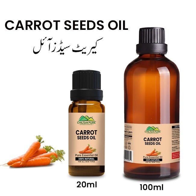 Carrot Seed Oil – Natural Stimulant, Detoxifies Blood, Improves Complexion & Provides Relief from Stress - ChiltanPure
