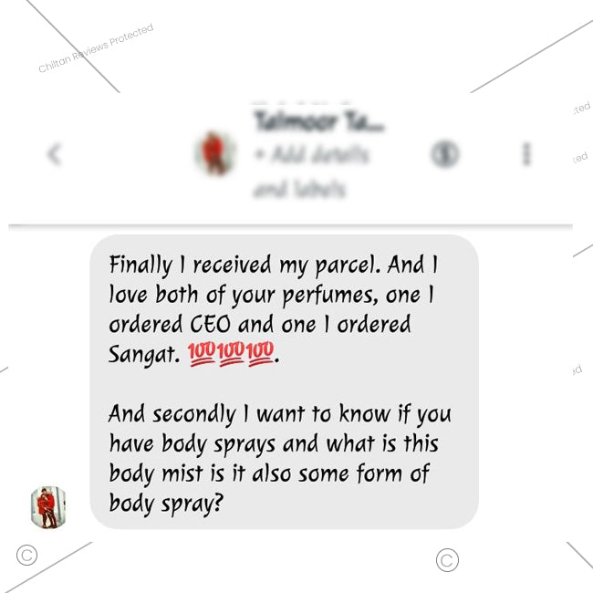 CEO Natural Perfume - Made With Oud - The Irresistible Fragrance!! - ChiltanPure