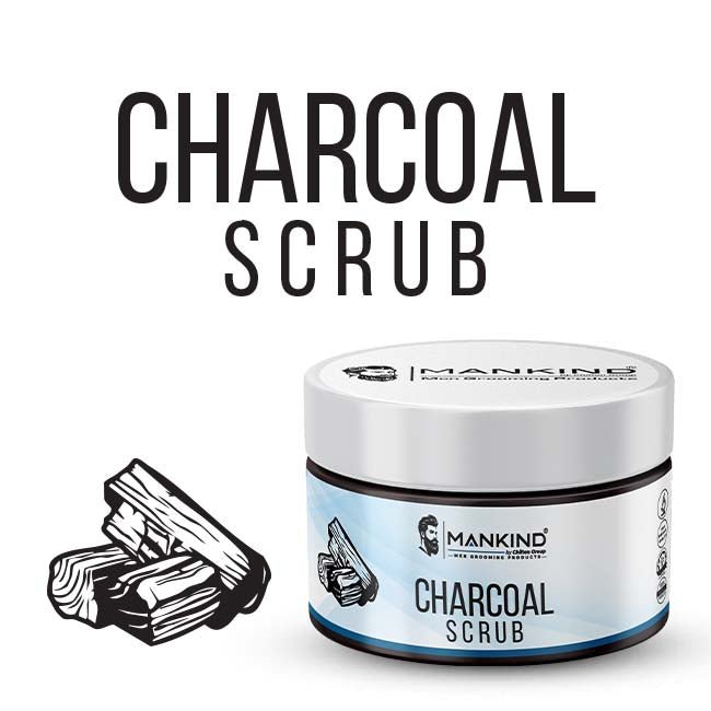 Charcoal Scrub – Exfoliates Dead Flaky Skin, Minimizes Pores, Removes Blackheads & Reduces Acne - ChiltanPure