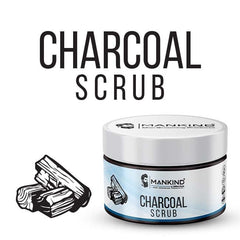 Charcoal Scrub – Exfoliates Dead Flaky Skin, Minimizes Pores, Removes Blackheads & Reduces Acne - ChiltanPure
