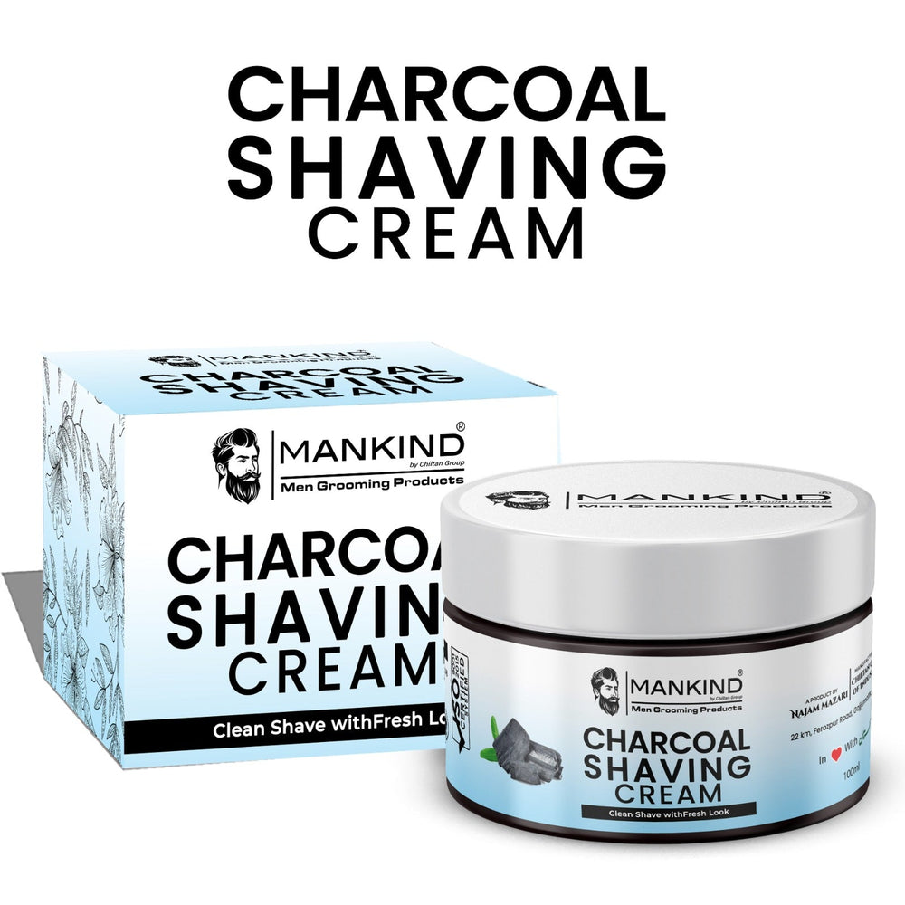 Charcoal Shaving Cream - Absorbs Impurities & Toxins & Gives Smooth Razor Glide - ChiltanPure