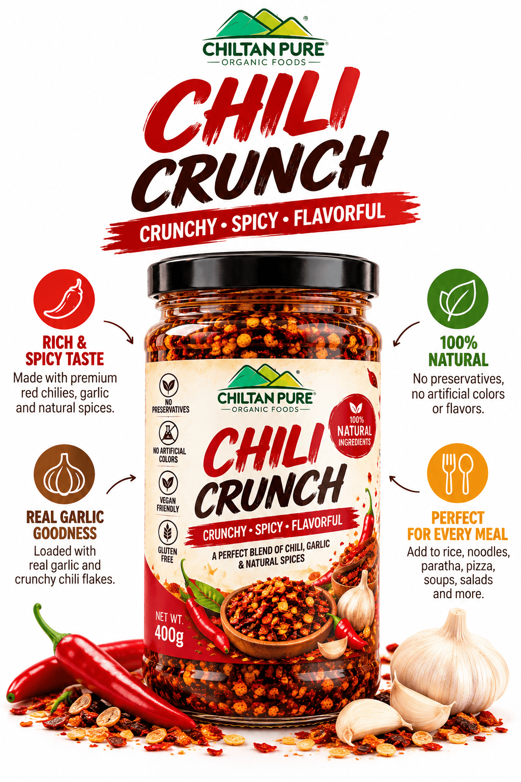 Chili Crunch / چلی کرنچ - ChiltanPure