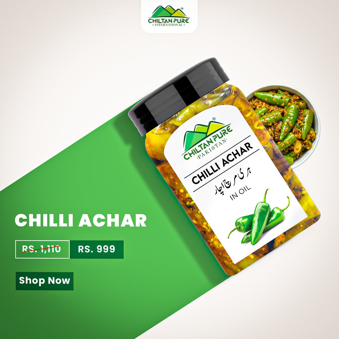 Chilli Achar / Pickle - Fiery Charm of Green Chilli, Spice Up Your Meals & Tantalize Your Taste Buds - ChiltanPure