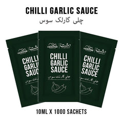 Chilli Garlic Sauce Sachets / (10ml x 1000 Sachets) - ChiltanPure
