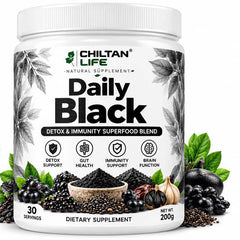 Chiltan Life Daily Black Superfood Powder – 200g - ChiltanPure