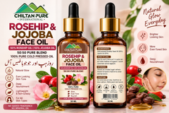 Chiltan Pure Rosehip and Jojoba Face Oil 30ml 50:50 pure cold pressed blend