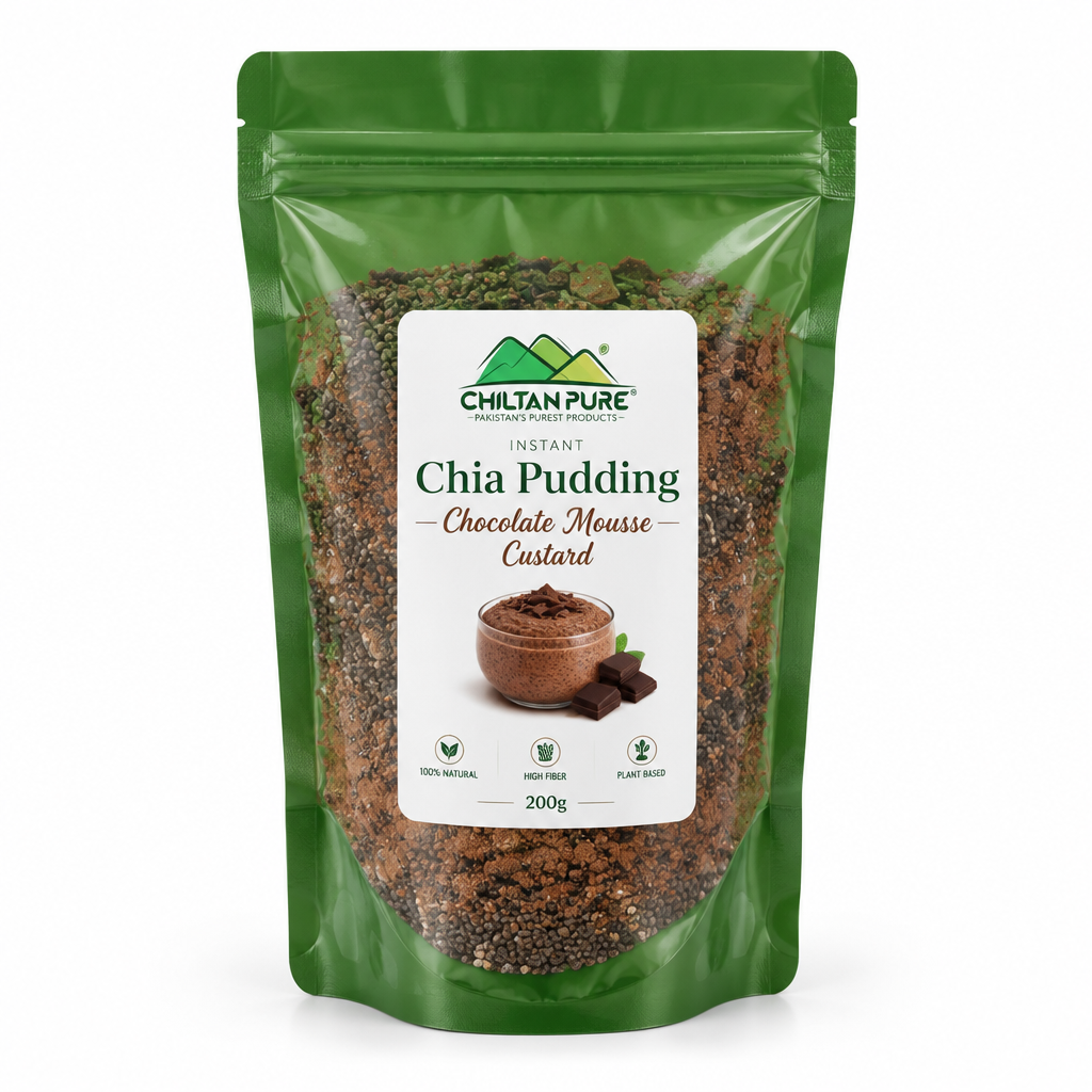 CHILTAN PURE Instant Chia Pudding Chocolate Mousse Custard 200g