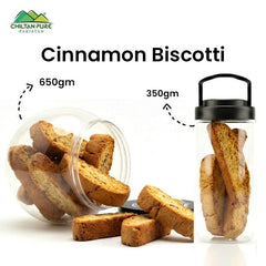Cinnamon Biscotti Cookies / Made With Organic Desi Butter, Bakery Biscuit - ChiltanPure