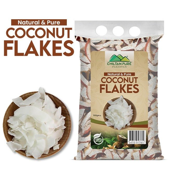 Coconut Flakes / کوکونٹ فلیکس / Coconut Chunks / Coconut slices / Sliced Coconut - ChiltanPure