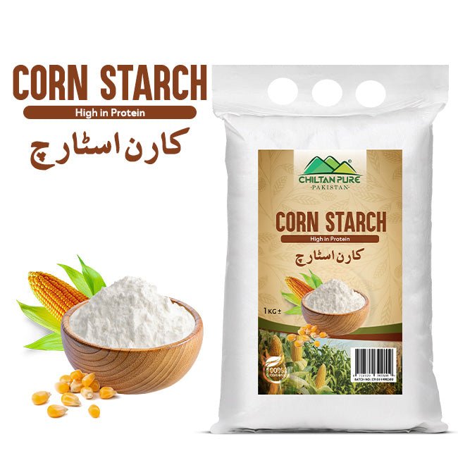 Corn Starch / کارن اسٹارچ / Made from pure corn / 1kg - ChiltanPure