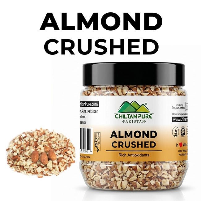 Crushed Almonds / Chopped Almonds / ٹکڑے بادام / Broken Almonds - ChiltanPure