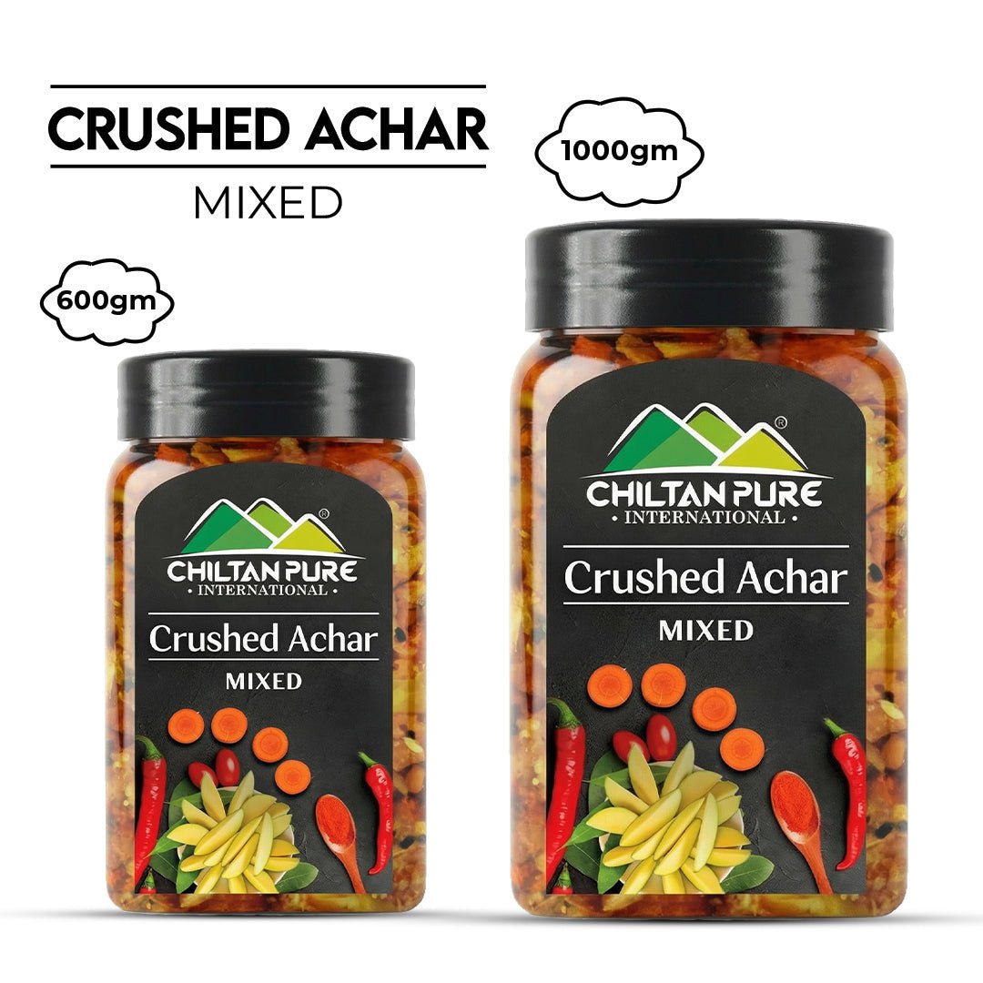 Crushed Mix Achar / Pickle - Tangy Twist of Flavor Fusion in Every Bite - ChiltanPure