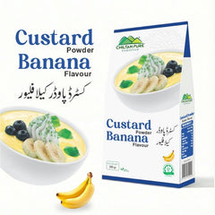 Custard Powder Banana / کسٹرڈ پاؤڈر کیلا / Gross Weight 285gm± - ChiltanPure