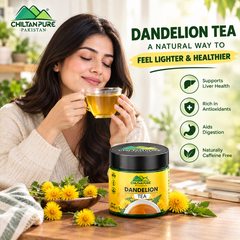 Dandelion Tea – Make Your Evening Perfect, Herbal Root Tea – 100% Pure Organic 40g - ChiltanPure