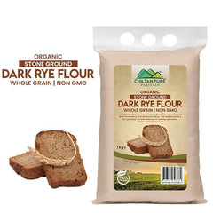 Dark Rye Flour / گہرا رائی کا آٹا / Gehra Rye ka Aata / Non GMO / Gross Weight 1kg - ChiltanPure