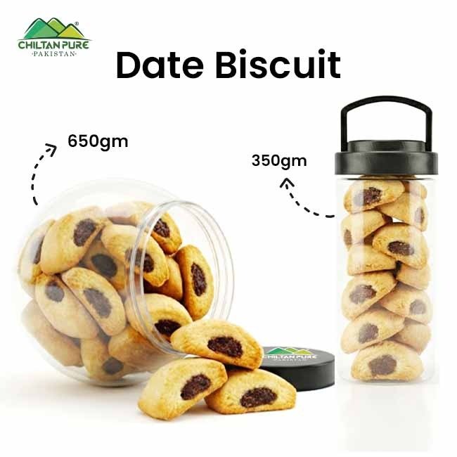 Date Biscuit Cookies / Made With Organic Desi Butter, Bakery Biscuit - ChiltanPure