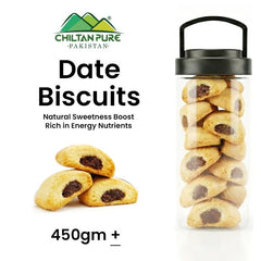 Date Biscuit Cookies / Made With Organic Desi Butter, Bakery Biscuit - ChiltanPure