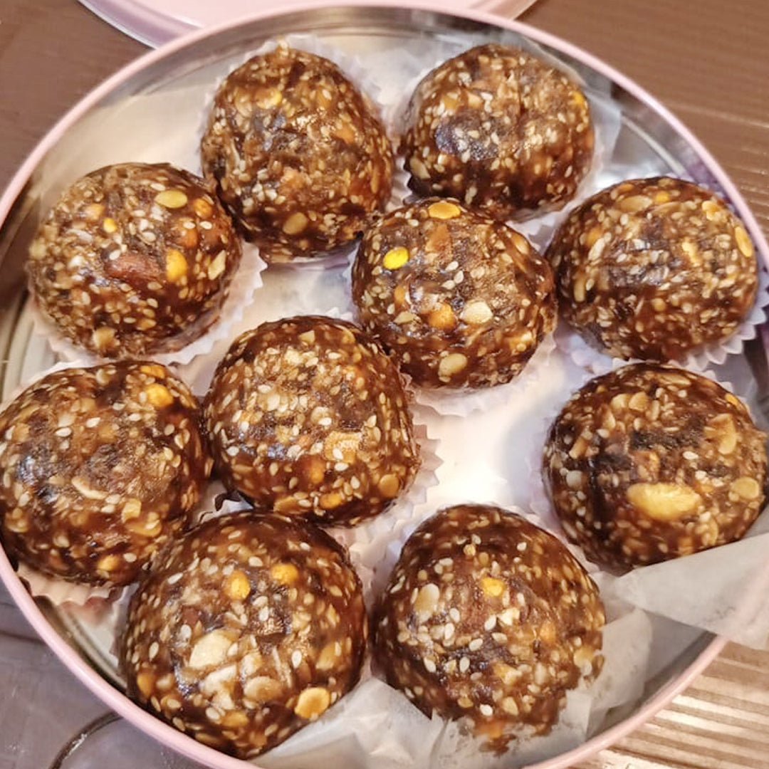 Dates Khajoor Laddu / Pinni - Wholesome Delight Perfect Blend of Health and Indulgence - ChiltanPure