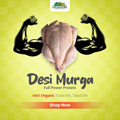 Desi Chicken (Male & Young) Organic / دیسی مرغا / Desi Murga / 1kg - ChiltanPure