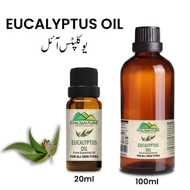 Eucalyptus Essential Oil – Anti - Bacterial Formula & Treats Acne 20ml - ChiltanPure