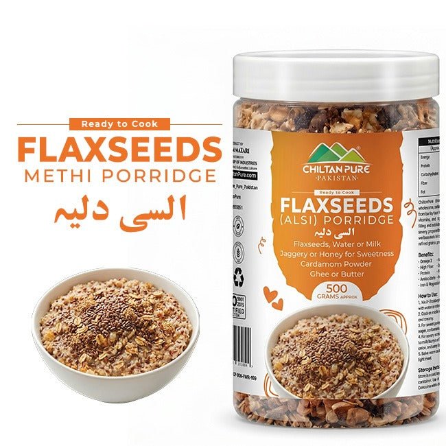 Flaxseeds Porridge / السی دلیہ / Alsi Daliya / Weight 500gm± - ChiltanPure
