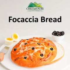 Focaccia Bread / فوکاچیا بریڈ - ChiltanPure
