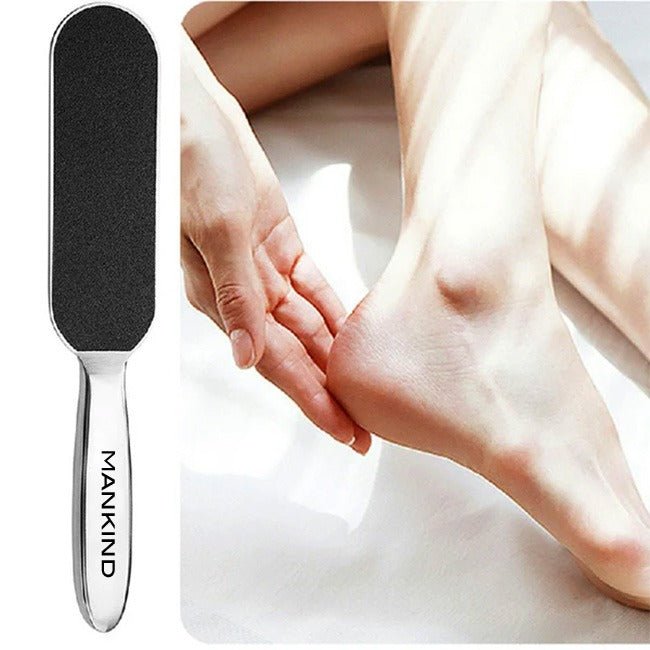 Foot Scrubber / Stainless Steel / For Dead Skin Removal / Heavy Duty Pedicure Tool for Smooth & Soft Heels - ChiltanPure