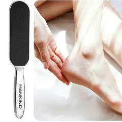 Foot Scrubber / Stainless Steel / For Dead Skin Removal / Heavy Duty Pedicure Tool for Smooth & Soft Heels - ChiltanPure