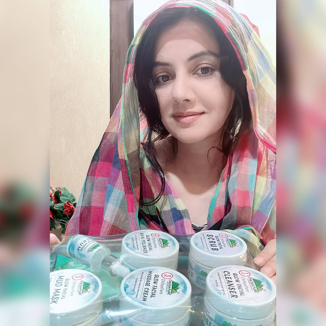 CHILTAN PURE Glow Facial Massaging Cream step 3