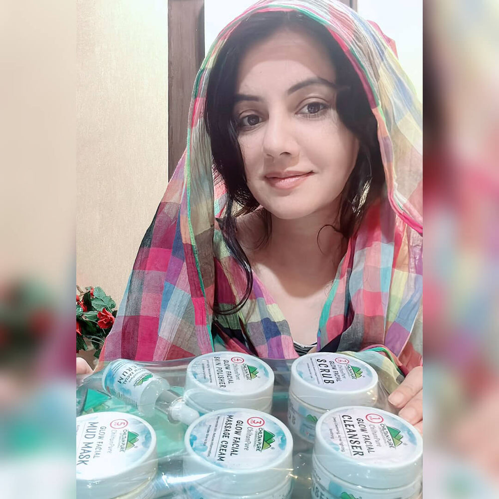 CHILTAN PURE Glow Facial Massaging Cream step 3