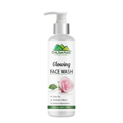 Glowing Face Wash – Controls Excess Oil, Fades Tan, Clarifies Impurities & Reveals Glowing Complexion - ChiltanPure