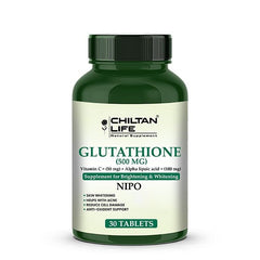 Glutathione - 30 Tablets (500mcg) - ChiltanPure