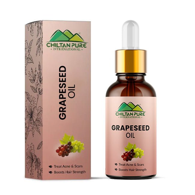 Grape Seed Oil Cold Pressed - Dark Circles Remover [ ارغوانی انگور] 30ml - ChiltanPure
