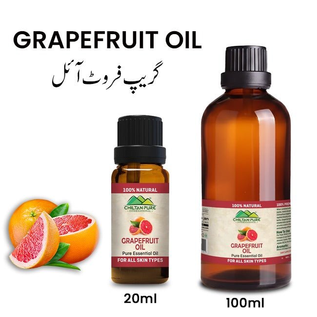 Grapefruit Essential Oil – Natural Energizer & Mood Booster - [چکوترا] 20ml - ChiltanPure