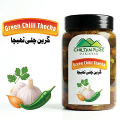 Green Chilli Thecha / گرین چلی ٹھیچا / Gross Weight 720gm± Approx - ChiltanPure