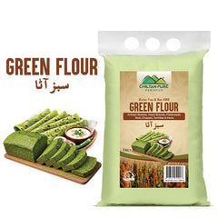 Green Flour / سبز آٹا / Sabz Aata / Gross Weight 1KG - ChiltanPure