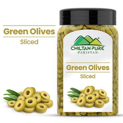 Green Olive Slices – Rich in Flavor & Healthy Fats - ChiltanPure